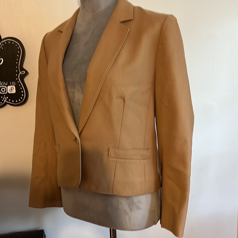 Vintage Pendleton Wool Tan One Button Blazer - image 2